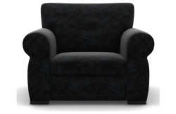 Heart of House Chloe Shimmer Fabric Chair - Black